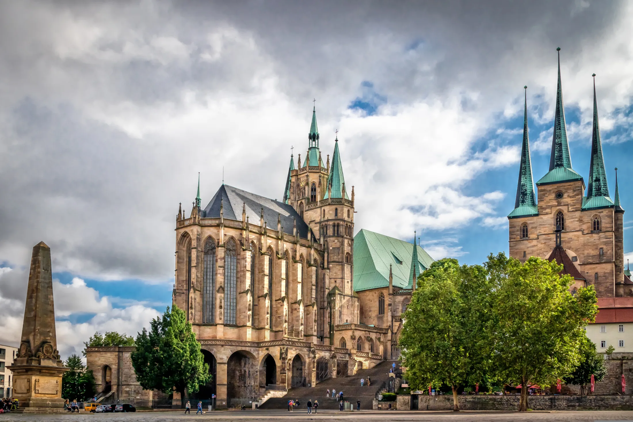 Erfurter Dom und Altstadt