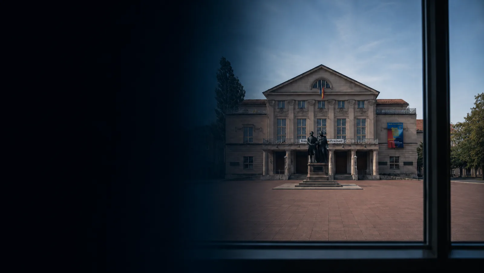 Goethe-Schiller-Denkmal in Weimar als Standort für Hausverwaltung